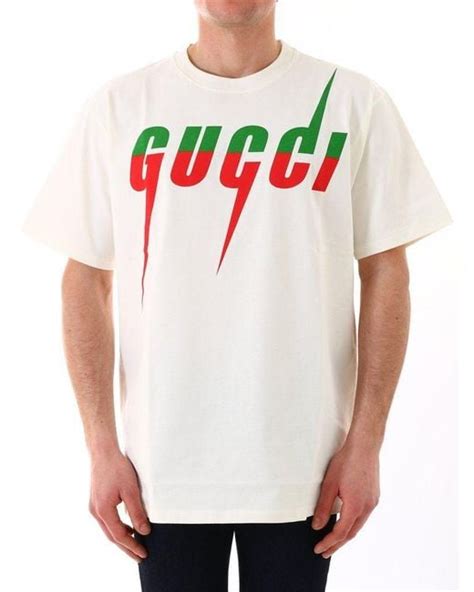 gucci white tee mens